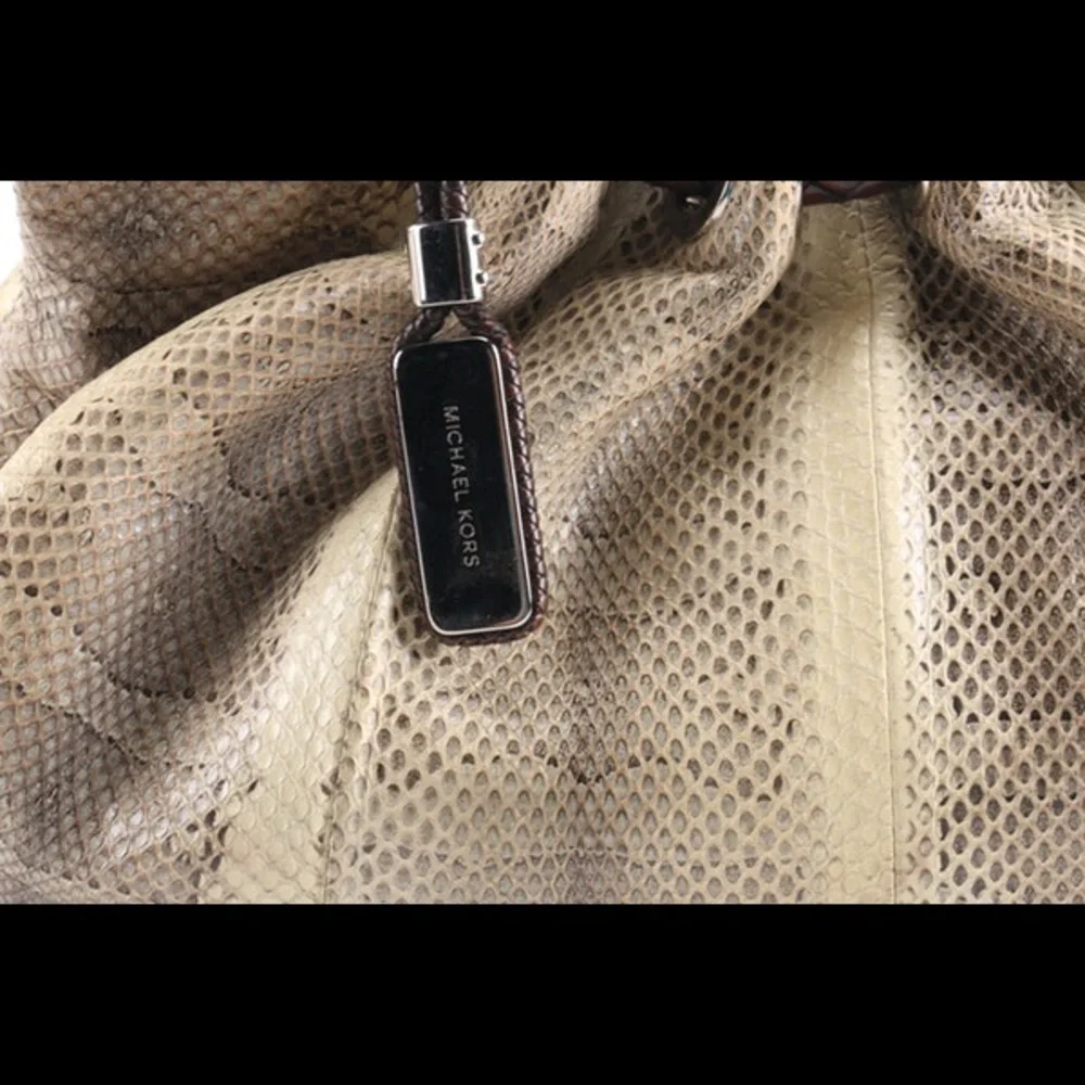 Michael‎ Kors Snakeskin Skorpios Ring Hobo
